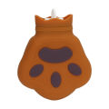 Bear Paw Hot Water Bag Silicone Microwave Heating Hot Water Bottle for Office. 