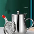 500ml Sell Well 24oz kitcher Oil Dispenser Bottle Stainless Olive Oil Dispenser Stainless Steel Cooking oil Filter Pot.