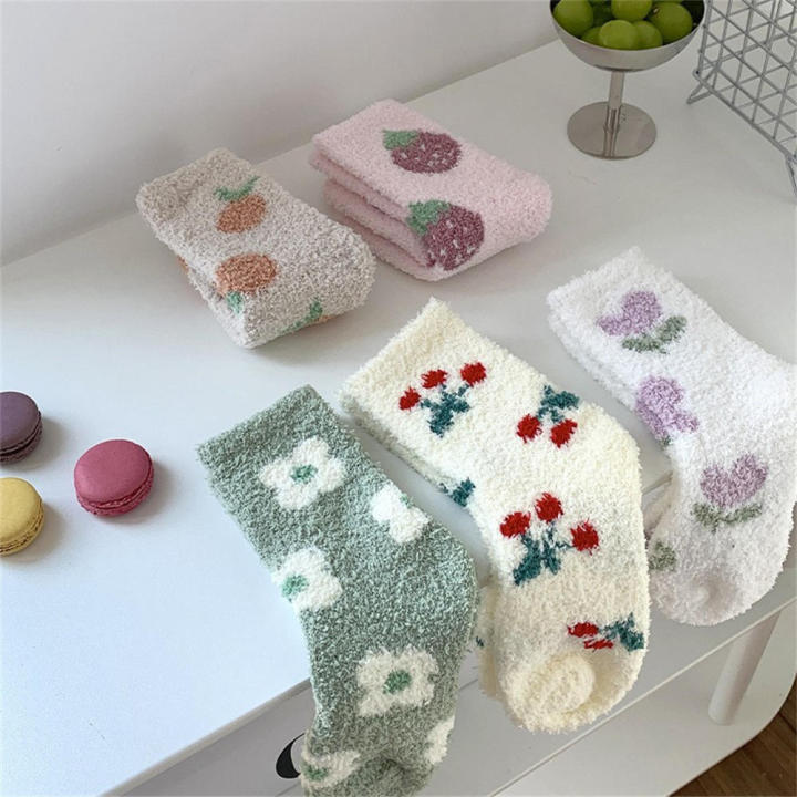 Floor%20Socks%20Padded%20Warm%20Fuzzy%20Home%20Slipper%20Socks%20Sleeping%20Socks%20Winter%20Coral%20Velvet%20Socks%20Mid%20Calf%20-%20Image%202