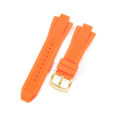 Compatible with Mike Coles MK watch with rubber strap, men's convex strap, watch accessories, silicone strap. 
