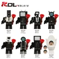KDL818 Skibidi Toilet Man Building Blocks Accessories Titan TV Monitor Cameraman Speakman Figures Toys Gifts for Boys. 
