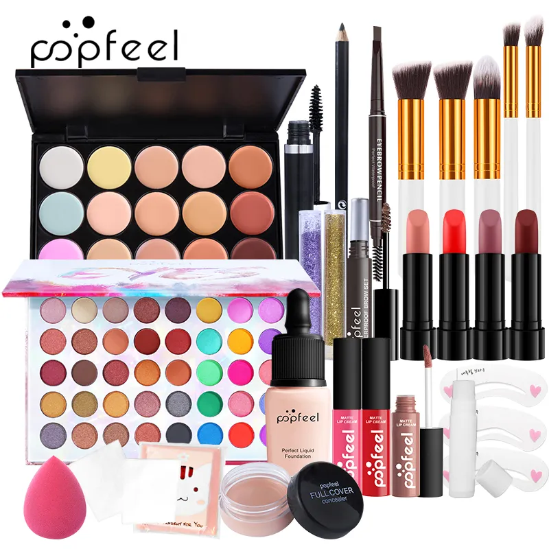 Makeup Kit Gift 👒 Set - 41 【両方】 Eye Shadows, 7 Body Glitters