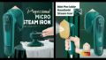 Professional Micro Steam Dry Iron Handheld Household Portable Mini Iron Machine For Home Travel Business & Garment.
