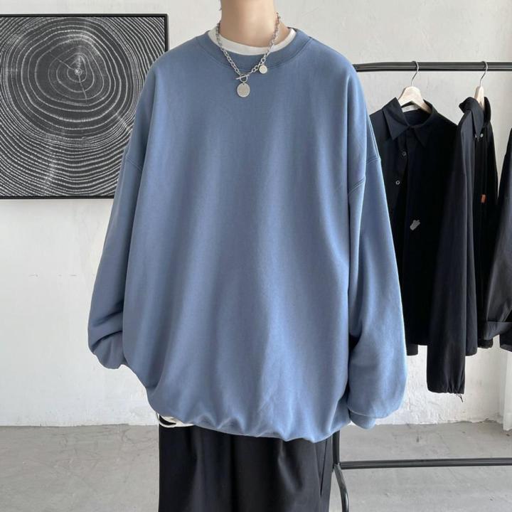Hoodies Sweatshirt Mens Black We Hop Punk Pullover Streetwear Casual Fashion Clothes Mens Oversized Korean Harajuku