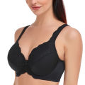 2 PCS-Private deliveryBig Size Women Bra Full Coverage Non-padded Underwire Lace Embroidery Minimizer Bra 34 36 38 40 42 44 46 48 50 52 F G H I.