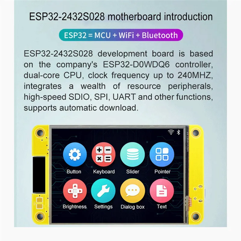 ESP32 240x320 Smart Display Screen 2.8 Inch LCD for LVGL WIFI&Bluetooth ...