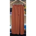 Women’s Palazzo Pant Micro Cherry Fabric Wide Leg with Effortless Style and Drawstring Closure.