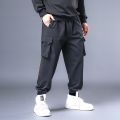 Baggy Pants Men Hop Streetwear Cargo Pant Big Size 7XL Sweatpants Male Jogger Oversize Fashion Trousers Black HX531.