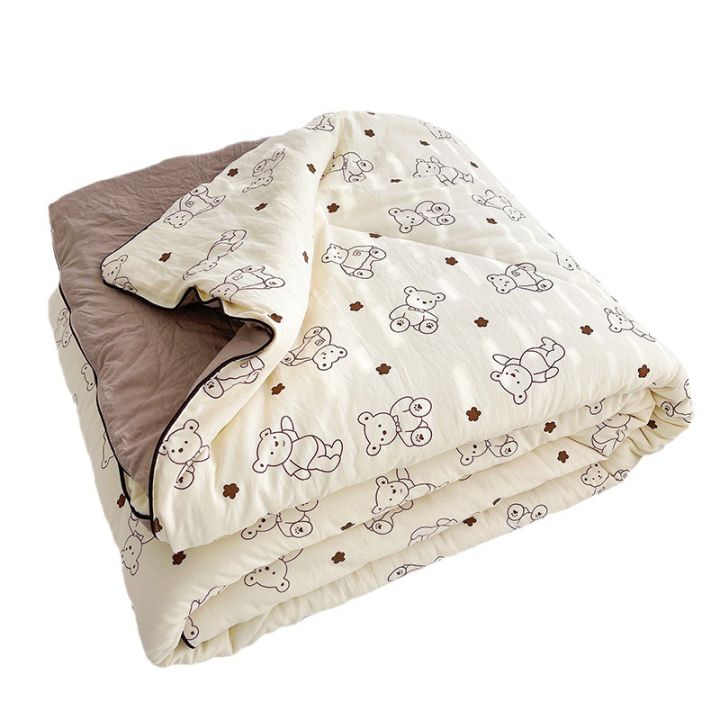AMaternal%20and%20Child%20Double-Layer%20Yarn%20Cartoon%20Summer%20Quilt%20Summer%20Blanket%20Quilt%20for%20Spring%20and%20Autumn%20Student%20Dormitory%20Air%20Conditioning%20Quilt%20Single%20Double%20Thick%20Quilt%20-%20Image%206