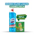 Domex & Vim Liquid Combo Pack(500ml+75ml). 