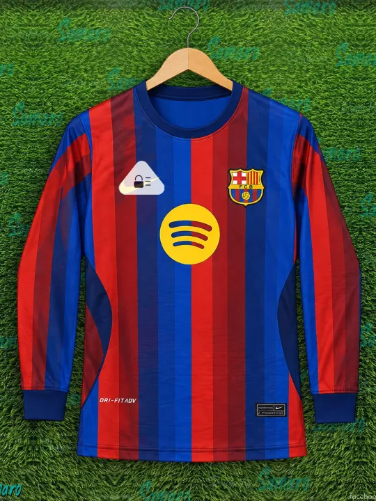 Barcelona%20Full%20Sleeve%20Jersey%202026/27%20Thai%20Premium%20Football%20For%20Men%20-%20Long%20Sleeve%20Club%20t%20shirt%20-%20Barcelona%20Jersey%202026%20-%20Image%205