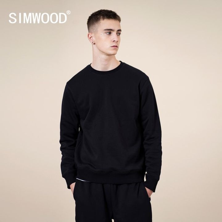 SIMWOOD%20Athletic%20Men's%20Pullover%20Fleece%20Hoodie%20390g%20Thick%20Fabric%20Autumn%20Winter%20Warm%20Plus%20Size%20Jogger%20Sweatshirts%20-%20Image%204