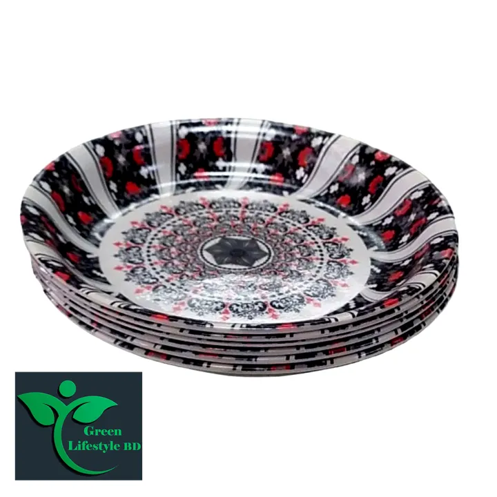 6%20Inch%206-Piece%20Multi%20Design%20Print%20Melamine%20Mini%20Plate%20Set-%20Add%20A%20Touch%20Of%20Style%20To%20Your%20Dining%20Experience%20With%20These%20Elegant%20Mini%20Plates%20-%20Image%203