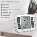 Wireless Refrigerator Thermometer Digital Freezer Thermometer Temperature Monitor with 2 Sensors for Indoor Outdoor Durable Easy to Use.