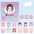Make A Face Sticker Book DIY Activities with 12 Face Pages and 100 Makeup Stickers Funny Wacky and Funny Faces for Kids Birthday Gift Girls.