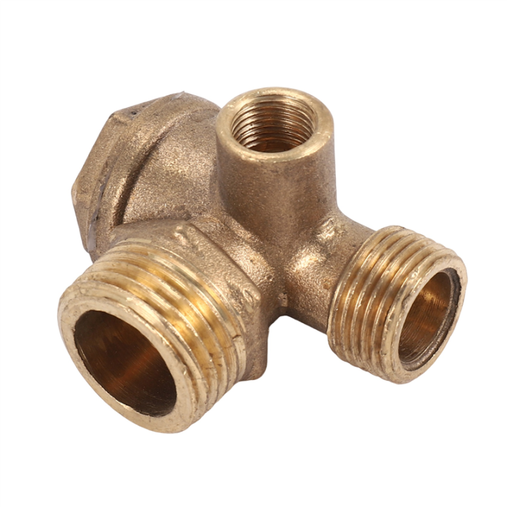 1 Three-Way Air Compressor Check Valve Direct Connection Air Compressor Check Valve,Valve Port: 20mm 16mm 10mm