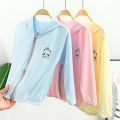 Children Summer Clothing Little Girl Thin Jacket Baby Cardigan Kids Sunscreen Clothes cartoon Outdoor Sun-proof Hooded Coat Boy.