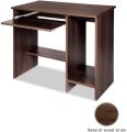Hout Town Kid's Engineered Wood Computer Table/Desk with Multi Compartment for Work From Home/ Online Classes, Workstation (Straight, Finish Brown). 