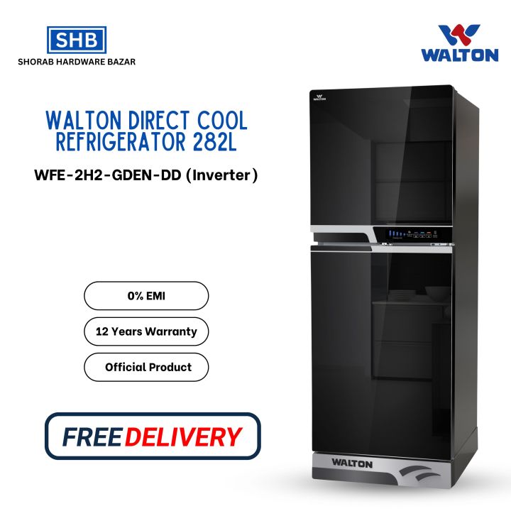 Walton Direct Cool Refrigerator 282L WFE-2H2-GDEN-DD (Inverter)
