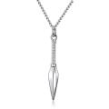 Stainless Steel Chain Necklace for men kwentas for men Fashion Women Gold Black Barb Chain Necklace Spear Pendant Jewelry Gift kwintas pang lalaki uso ngayon. 