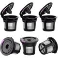 Reusable K Cups for Keurig, 6 Pack K Cup Reusable Coffee Pods.