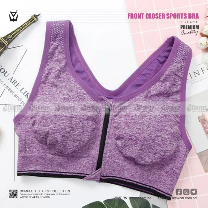 LeeWear%20Women's%20Light-Support%20Seamless%20Zip-Front%20Sports%20Bra%2004-05-10BR22102%20-%20Image%202