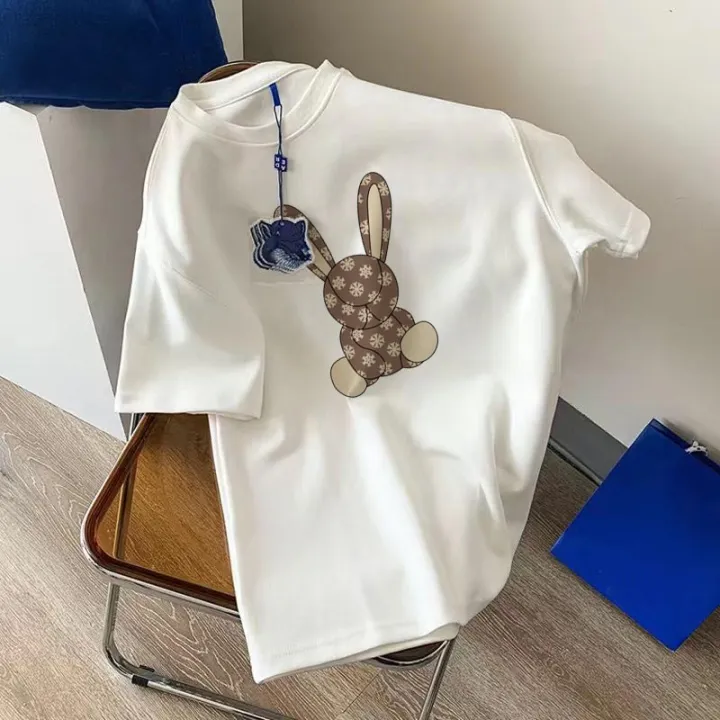 200Gram%20Printing%20round%20Neck%20All-Matching%20Pure%20Cotton%20American%20Retro%20Short%20SleeveTT-shirt%20Baby%20Boy%20and%20Girl%20Summer%20Fashion%20Loose%20Korean%20Style%20Couple%20-%20Image%203
