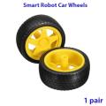 Tt Motor Wheels Model Robot Car Wheel Diameter 65Mm Yellow - Remote Control Car. 