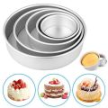 0 4Pcs Round shape Cake Mold,Aluminum Round cake mold 4pis set,Make Cake,Pudding And More,Oven Proof Cake Pan Set.. 