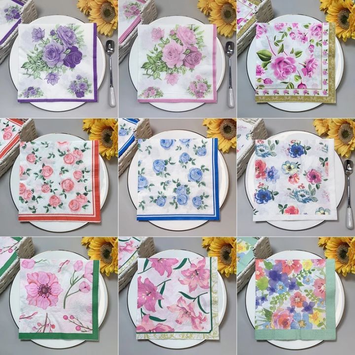 5Pcs%20Mix%20Random%20Flower%20Butterfly%20Decoupage%20Paper%20Napkins%20Floral%20Serviette%20Paper%20Tissues%20for%20Wedding%20Xmas%20Party%20Decor%20-%20Image%2010