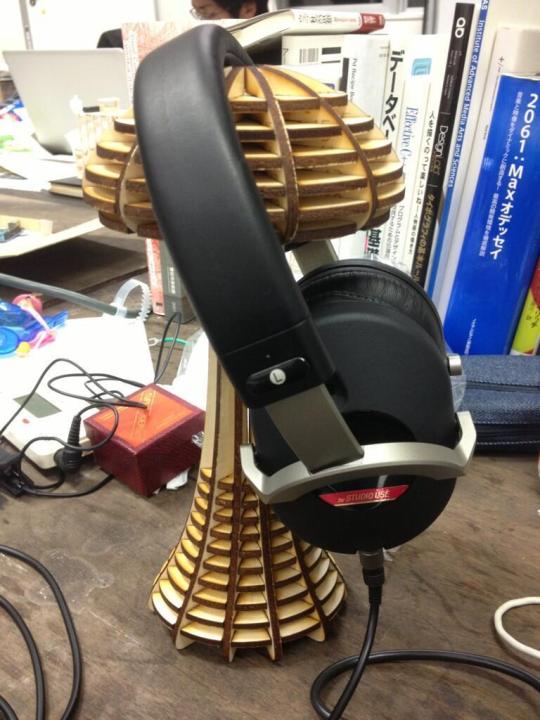 Mushroom Headphone Stand {MDF}  Cute Headset Holder Desk Accessories Gaming Desk  INTE- 2345