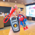 Marvel Spider Man Keychain Bag Keyring Pendant Birthday Gifts Cute Doll Pendant Action Figures Avengers.