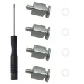 3Set M.2 SSD Screw Kit NGFF NVME SSD Standoff Mounting M.2 NGFF/NVMe Screw Set Stand Off Screw Hex Nut for A- M.2 SSD. 