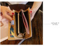 Women's Wallet high quality material Long lasting use Fashionable Clutch Bag Hollow Leaves Zipper Buckle Wallet Women's Bag.