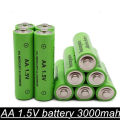AA 3000MAH 1.5v Premium Battery 1.5v Battery Rechargeable Ni-MH Rechargeable Battery 2A Baterias for Camera Flashlight.