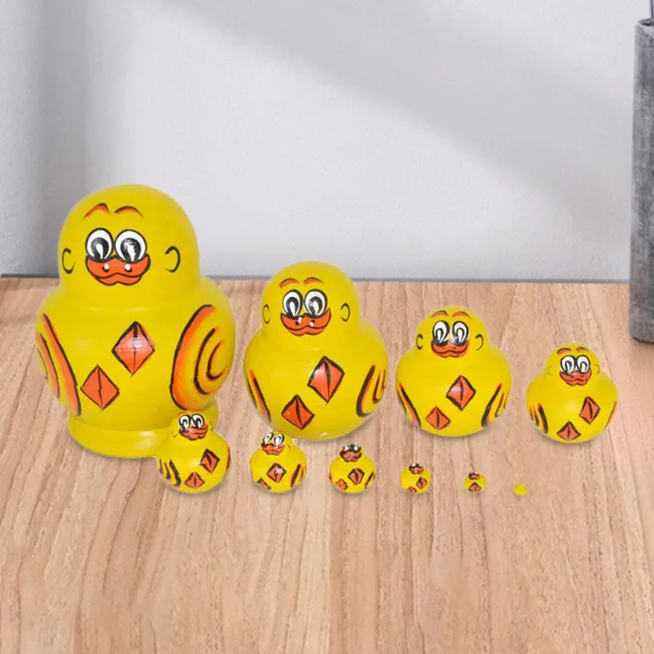 10%20Pieces%20Russian%20Nesting%20Dolls%20Stacking%20Toys%20for%20Living%20Room%20Desk%20Bedroom%20-%20Image%204
