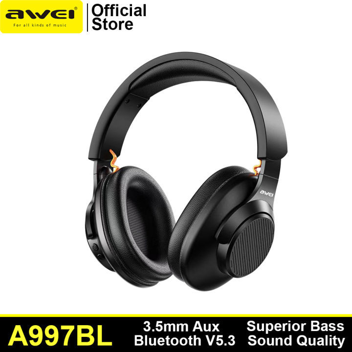 Awei A997BL Music Headset with Mic and Noise Cancellation Foldable