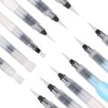 Watercolour Brush Pens Set,12 Pack Water Brush Pens Refillable Aqua Paint Brushes Ink and Water Brush Pens Art Supplies. 