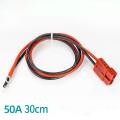 50A For Anderson Plug Lead To Plug M8 Terminal Battery Charging Connector Cable 1000V DC 10AWG 30cm/50cm/100cm Extension Cord.