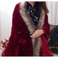 Indian Winter Velvet Shaal Chador for girls and women. 