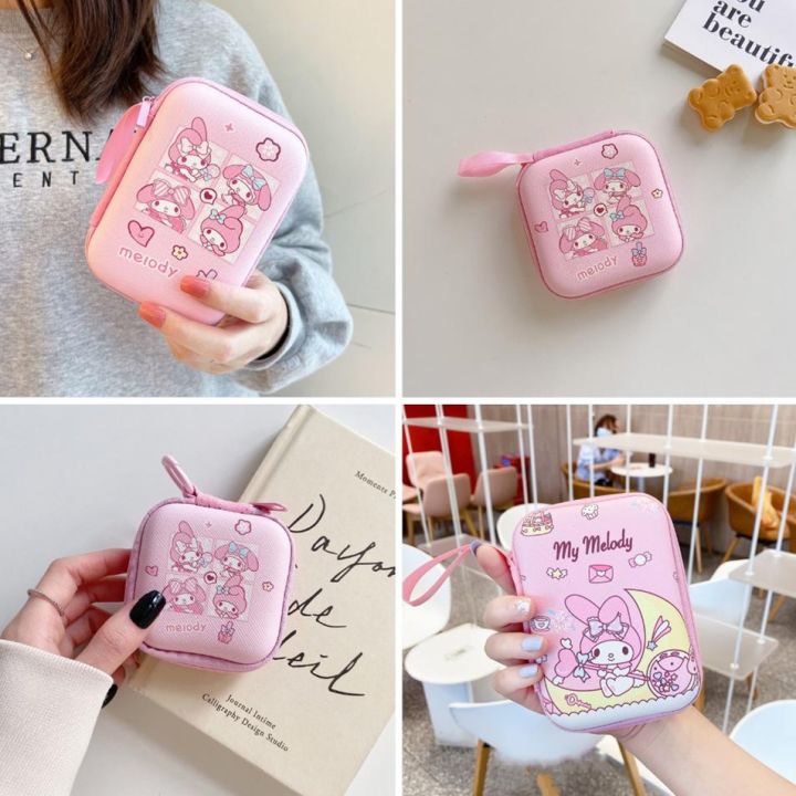 Cute Melody Gadget Case Portable Waterproof Digital USB Electronic Accessories Travel Organizer Bag Data Cable Organizer Earphone Bag