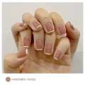 Nail polish gentle, long-lasting, fast drying, tasteless, no baking, spring summer students' nude color is white, can be torn and peeled, female.
