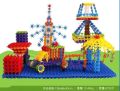 100pcs Children Kid Baby Toys Multicolor Building Blocks Snowflake Creative Educational Construction Plastics Toys. 