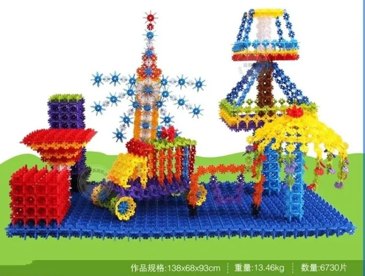 100pcs%20Children%20Kid%20Baby%20Toys%20Multicolor%20Building%20Blocks%20Snowflake%20Creative%20Educational%20Construction%20Plastics%20Toys%20-%20Image%204