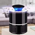 Pest Control Electric anti Mosquito Killer Lamp Mosquito Trap LED Pest Catcher Repeller Bug Insect Repellent Black. 