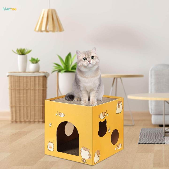 Corrugated%20Scratchers%20Box%20Kitty%20House%20Scratching%20Board%20for%20Cat%20Small%20Animals%20-%20Image%203