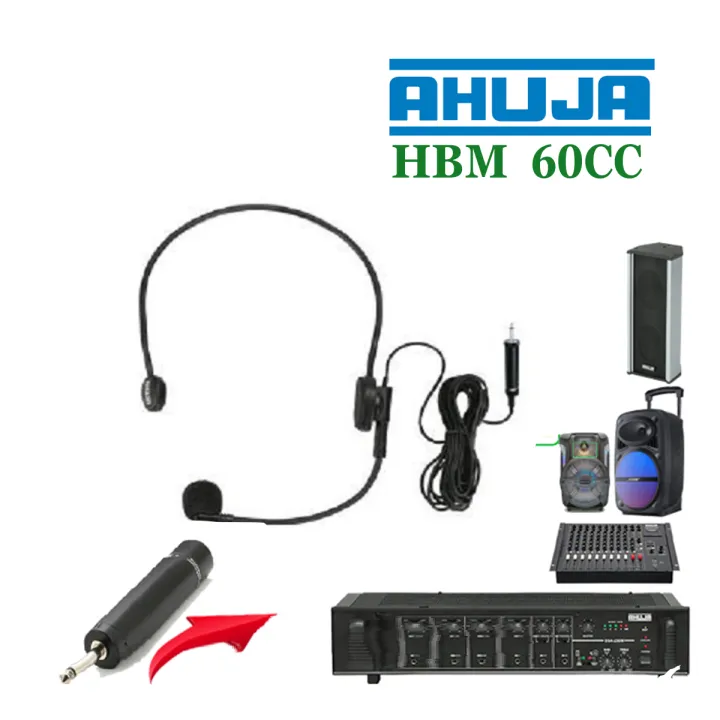 Ahuja%20HBM-60CC%20Professional%20Headband%20Microphone%20with%20Electret%20Condenser%20Unidirectional%20Pickup%20for%20Live%20Sound%20and%20Stage%20Equipment%20-%20Image%202