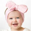 3Pcs/Set Baby Headband For Girls Bow Solid Color Baby Girl Turban Kids Headwear Elastic Baby Hair Band Hair Accessories Set. 