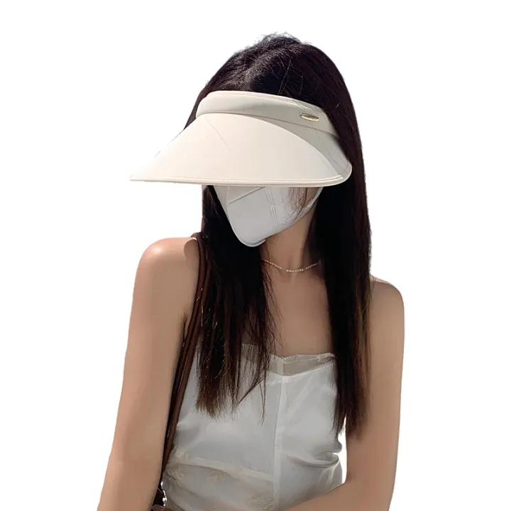 Topless%20Hat%20Summer%20Sun%20Protection%20Uv%20Protection%20Riding%20Wild%20Big%20Brim%20Outdoor%20Sports%20Cover%20Face%20Sun%20Hat%20-%20Image%205