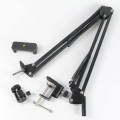 Overhead Video Stand Phone Holder Articulating Arm Tab Mount Boom Arm Articulating Tablet Phone Holder for Streaming Phone Baking Crafting. 